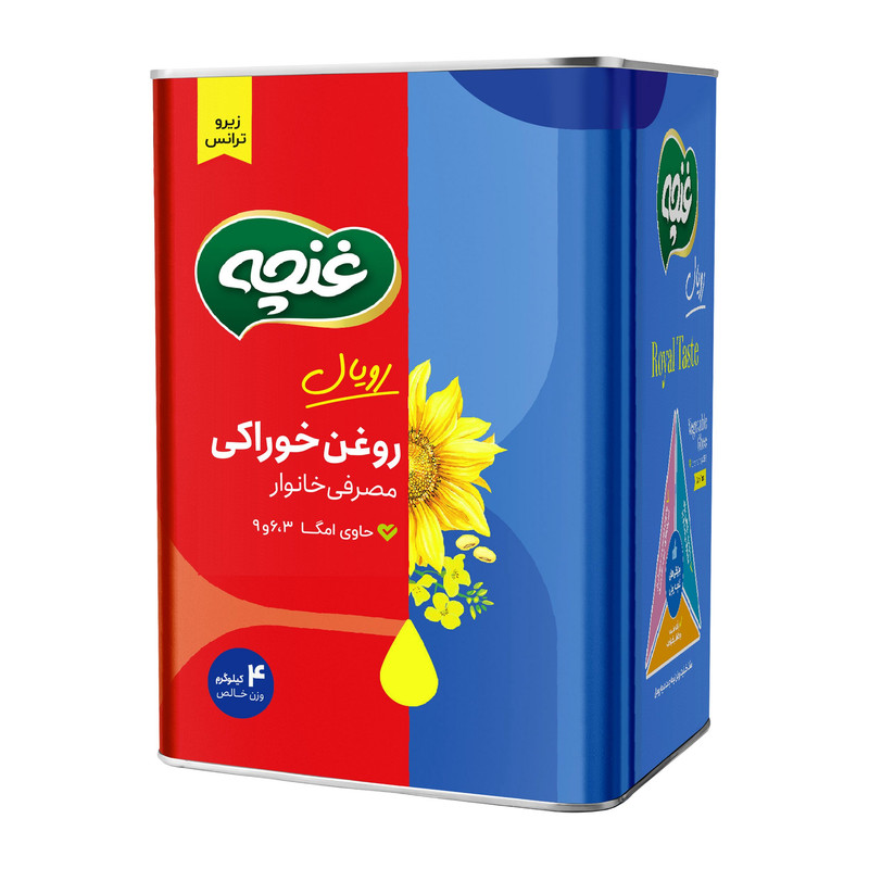 روغن گیاهی نیمه جامد غنچه - 4 کیلوگرم